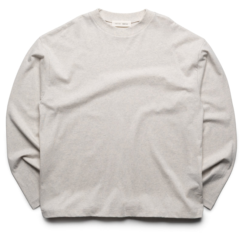 Fear Of God Essentials Classic L/S Tee - Oatmeal Heather